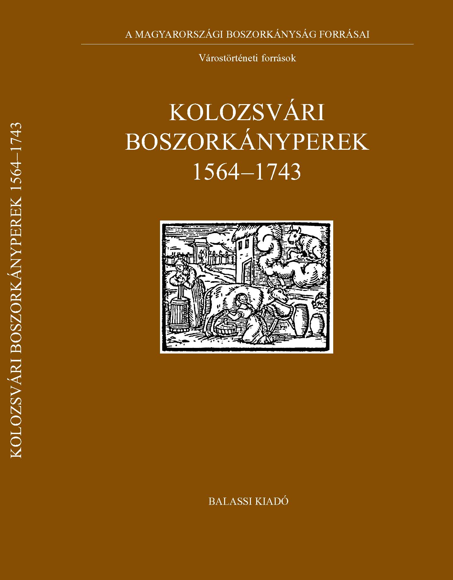 PAKÓ L. TÓTH G.P. Kolozsvári boszorkányperek BOSZ IV cover